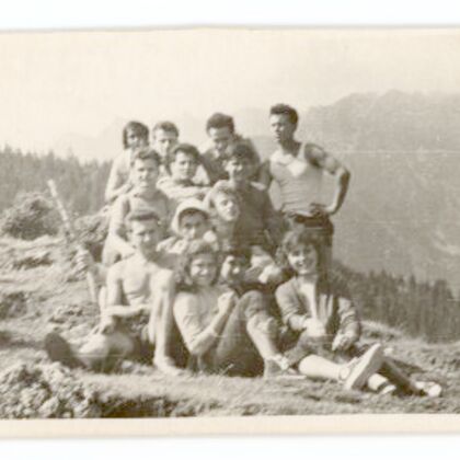 Lângă cabana Diham